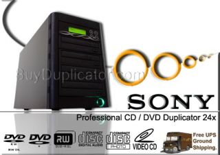to 3 CD / DVD Duplicator Double Layer (Sony 24x SATA DVD +/  RW)