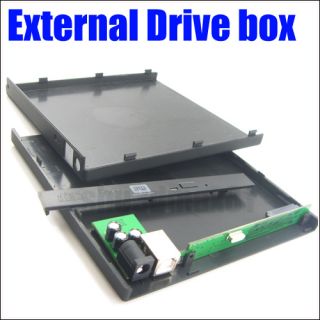 LAPTOP Portable CD/DVD ROM RW Drive To USB2.0 External Slim Case