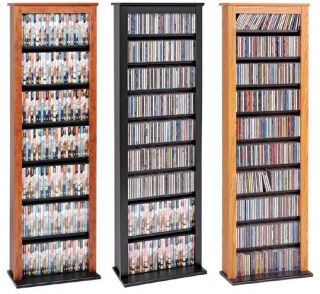 Slim Barrister CD DVD Storage Rack 189 DVD 391 CD New
