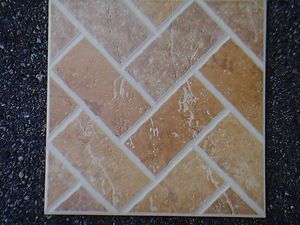 Porcelain Tiles Ideal for Patio Walkway Outdoor Indoor Use Simil Brick 