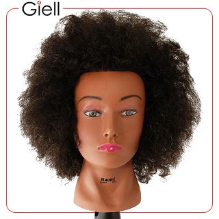 18 Cosmetology Mannequin Head Afro Human Hair Naomi