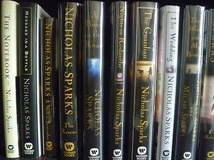 Nicholas Sparks Complete Collection of Signed 1st Edition 1st Print 