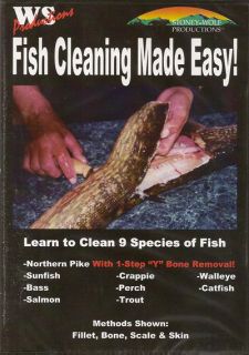 Fish Cleaning Made Easy 9 Species Shown Fishing DVD