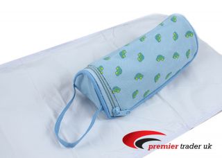 Piece Baby Diaper Nappy Changing Bag Sky Blue Green