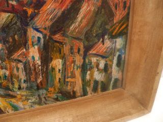 Frank Goodnow 1949 Oil Vallauris French Riviera Listed