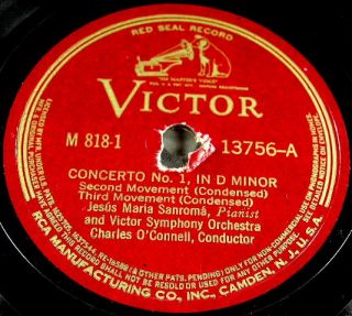   Symphony Orchestra, Charles OConnell Conductor {78 RPM 10 Records