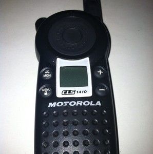 Motorola CLS 1410 Two Way Radio Walkie Talkie With Charging Base