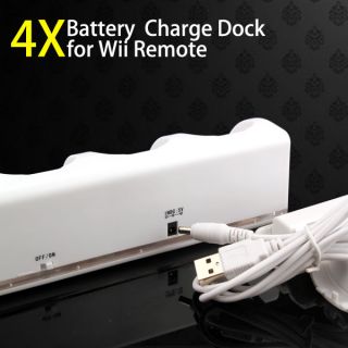 batteries dock charging charger stand for wii uk