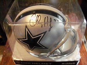 Dallas Cowboys Charles Haley 94 Signed Mini Helmet