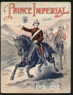 Prince Imperial Coote 1908 Military Army Piano Galop Vintage Sheet 