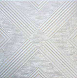 Amazing Styrofoam Ceiling Tiles R34W White Easy Glue Up