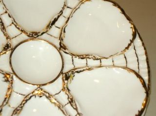 Antique German Silesian Charles Tielsch Gold Trimmed Porcelain 
