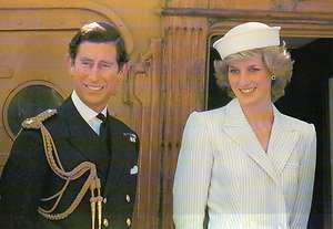 Prince Charles and Lady Diana Princess of Wales Hat Royal Family 