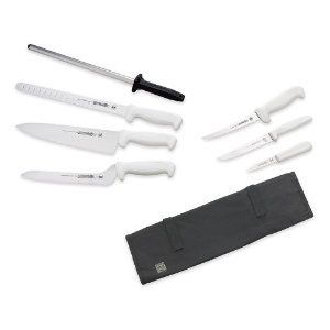   W56 982 8 Piece Chefs Knife Set White New Block Knife Sets Accessories