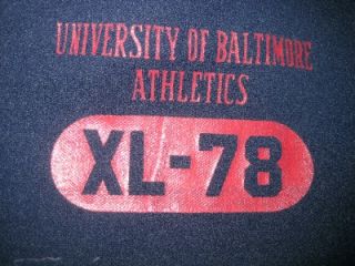 Lot of 3 Vtg Champion Blue Bar Gym Shorts University of Baltimore UB 