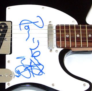Rolling Stones Ron Wood Charlie Watts Signed Guitar PSA DNA UACC RD 