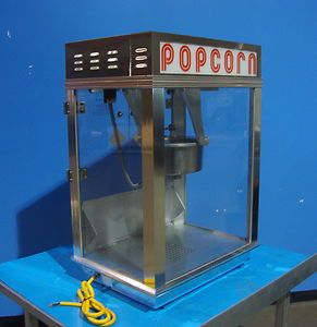 Gold Medal Stainless Steel Citation Popcorn Machine 14oz