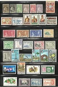 St Thomas Prince Islands Christopher Nevis Lucia Stamps s 3028
