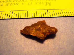 Awesome North Central Texas Red Chert Adena or Gary Point Arrowhead 