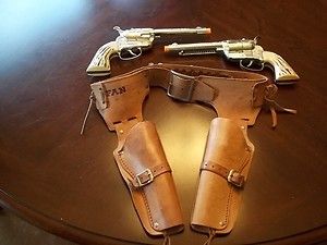 Fanner 50 Cap Guns W Holster Great Condition Working Toy Bullets