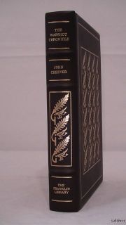   Wapshot Chronicle   SIGNED John Cheever   Limited   1978   Leather