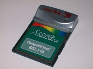 sandisk cf compact flash wireless b wifi card sdwcfb sandisk