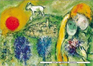   Jigsaw Puzzle 500 Pcs Marc Chagall Les Amoureux de Vence 09473G