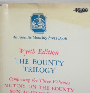 Nordhoff Hall Bounty Trilogy Wyeth Ed 1st 1st HCDJ 1940