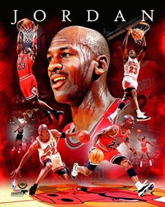Michael Jordan PORTRAIT PLUS Chicago Bulls Classic Commemorative 