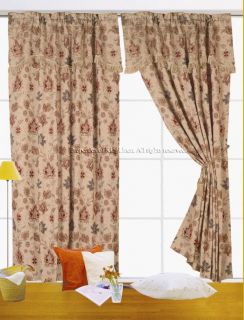 claudia chenille curtain set w valance sheer tassels this is the 