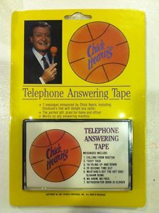 Chick Hearn Answering Machine Cassette Tape Lakers