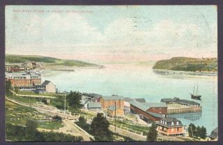 Canada Postcard Saguenay River Chicoutimi To Italy 1909 L@@K