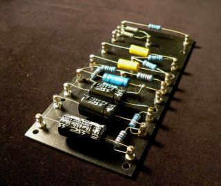   of the board shown is wired for the 5F1 version of the Fender Champ