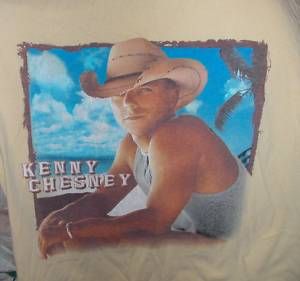 Kenny Chesney   2004 Tour T Shirt   Size Medium