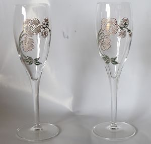 Perrier Jouet 100 Year Anniversary Champagne Glasses