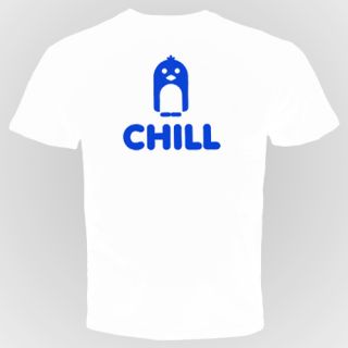 Chill Penguin T Shirt Environment Funny Humor Warming