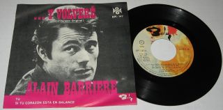 Alain Barriere Y Volvere Mexican EP 7 French Chanson
