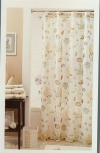 Chapel Hill Antigua Seashells Shower Curtain