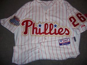 Chase Utley 2009 Opening Day Philadelphia Phillies Authentic Gold 