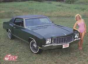 1970 CHEVROLET MONTE CARLO 402/270HP ~ NICE 2 PAGE ARTICLE / POSTER 