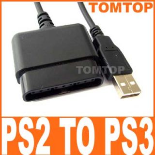 USB for PS2 to PS3 Controller Converter Convertor Game