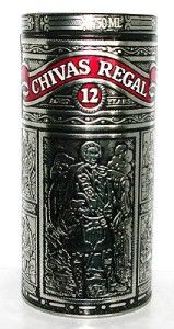 chivas regal 12 scotch tin canister