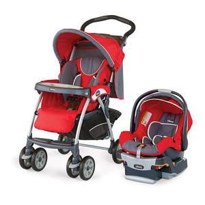 Chicco Cortina Travel System Stroller Fuego