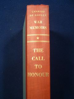 the call to honour charles de gaulle new york viking press 1955 