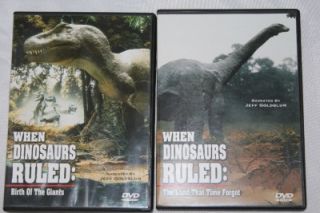   DINOSAURS RULED DVDS GROUND ZERO JURASSIC PARK BIRTH OF GIANTS DVD