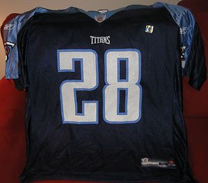   Titans NFL Equipment Chris Johnson Titans Team Jersey XL NWT