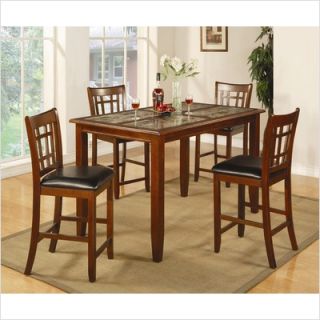 Wildon Home 102188   Cherryfield Counter Dining Height Table in Warm 