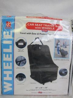 childress 2206 wheelie car seat travel bag black