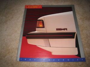1987 Chevrolet Celebrity Eurosport Sales Brochure