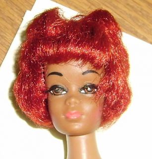 Vintage 1119 Christie Twist N Turn Barbie Doll Long Lashes